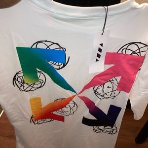 Off White White Tee Flamboyant